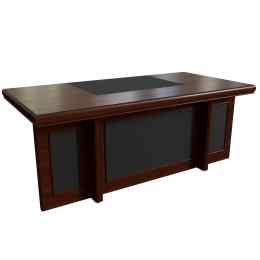 Стол письменный с кожаными вставками Princeton 22101